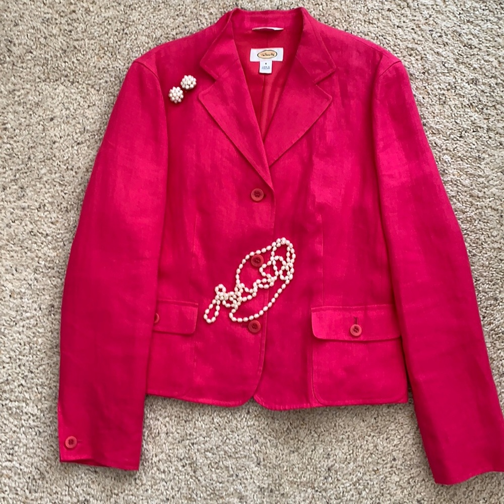 TALBOTS Irish Linen Jacket